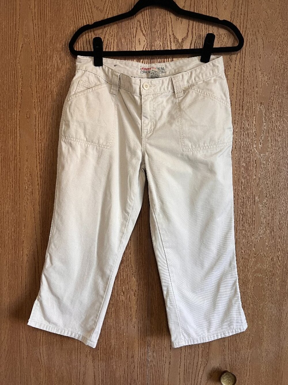Aeropostale Khaki Cargo Capris Y2K Utility Size 5/6